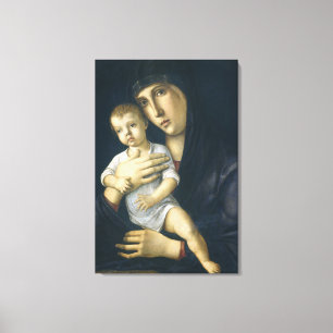 Impressão Em Tela Madonna e criança por Giovanni Bellini