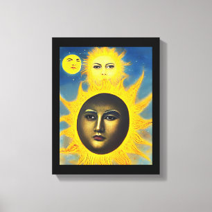 Impressão Em Tela Madre Natures New Sun - Arte original de fantasia