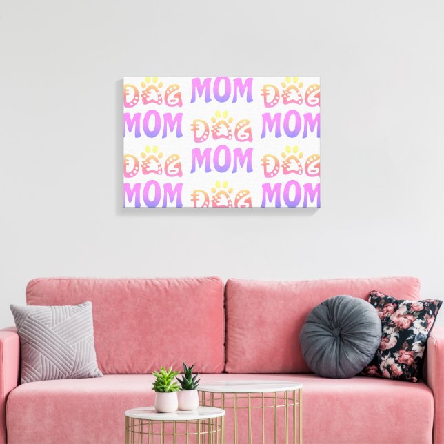 Impressão Em Tela Mãe de Cachorro (Insitu(Sala de estar))