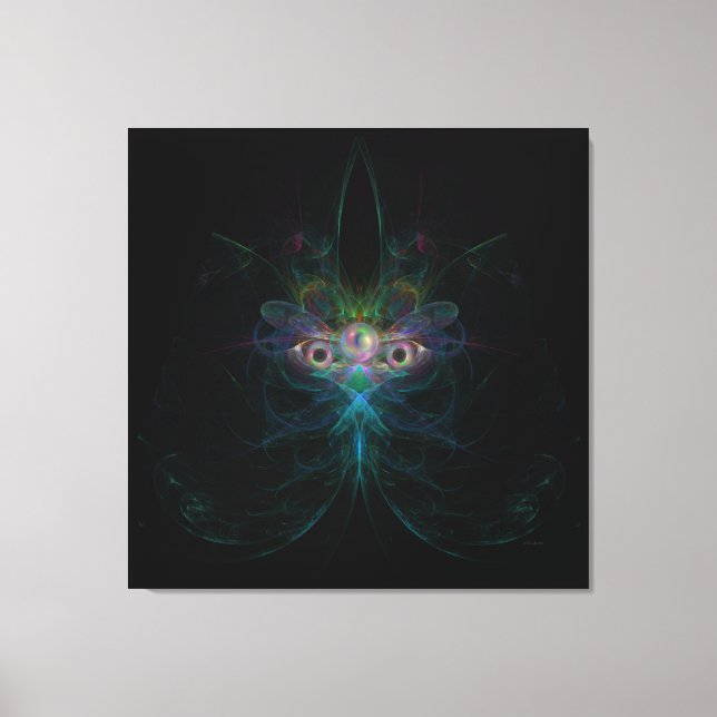 Impressão Em Tela Mãe de Pearl Butterfly Angel Mardi Gras Mask (Frente)