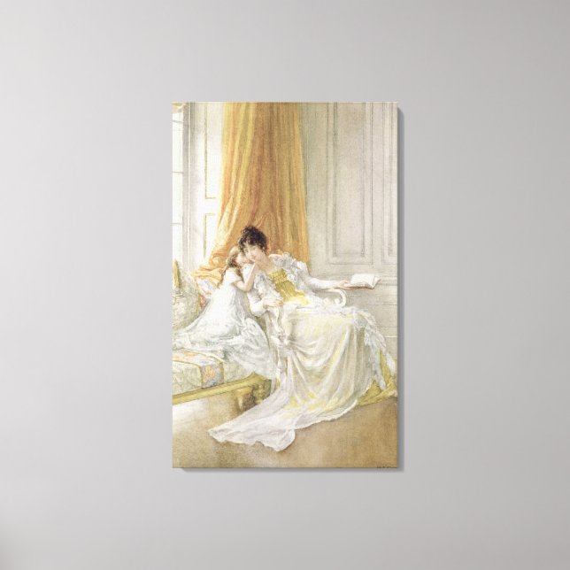 Impressão Em Tela Mãe e Criança, 1864 (Frente)