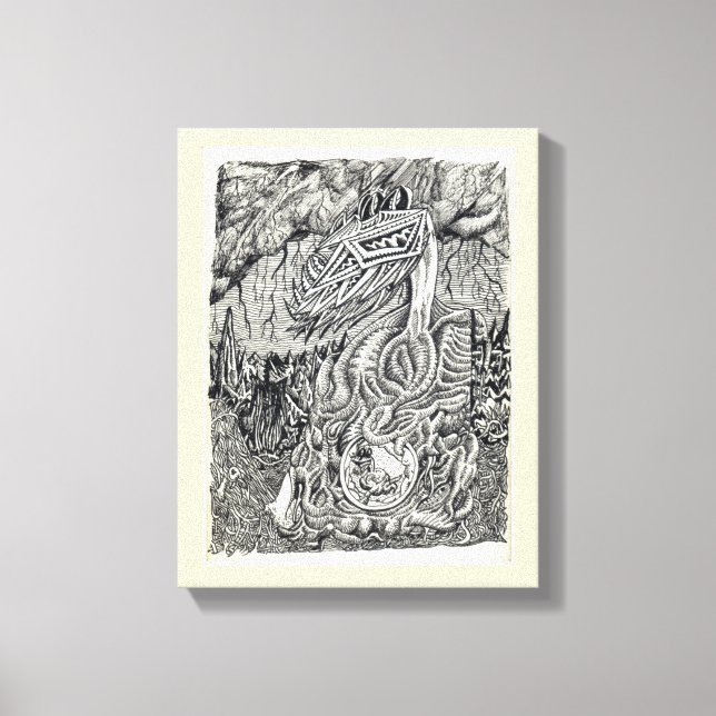 Impressão Em Tela Mãe e Filho (Frente)