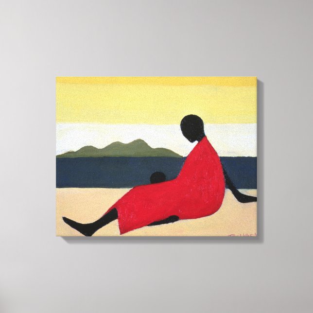 Impressão Em Tela Mãe e Filho 1991 (Frente)