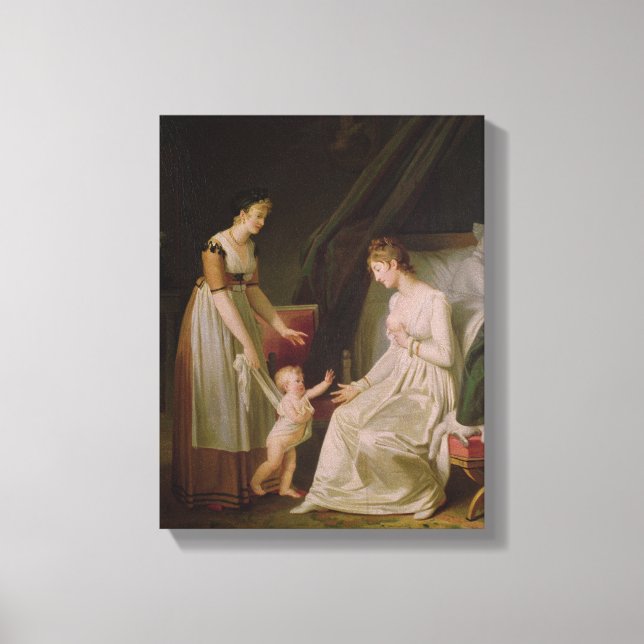 Impressão Em Tela Mãe que está amamentando (Frente)