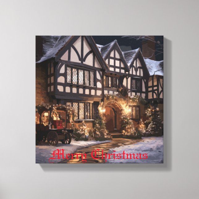 Impressão Em Tela Magia do Natal Russo (Frente)