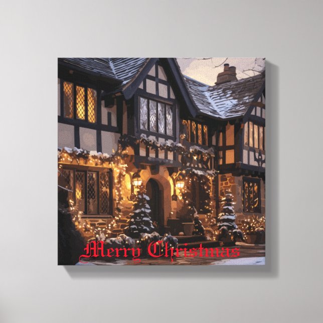 Impressão Em Tela Magia do Natal Russo (Frente)