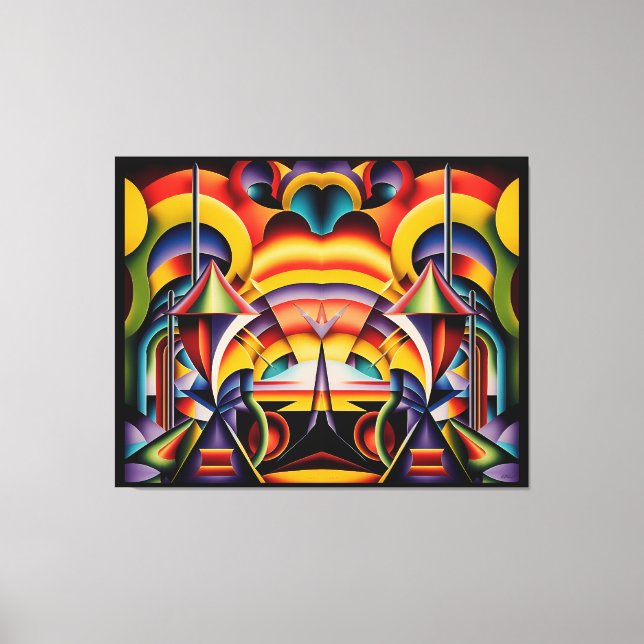 Impressão Em Tela Magic Faces in Magic Places (Frente)