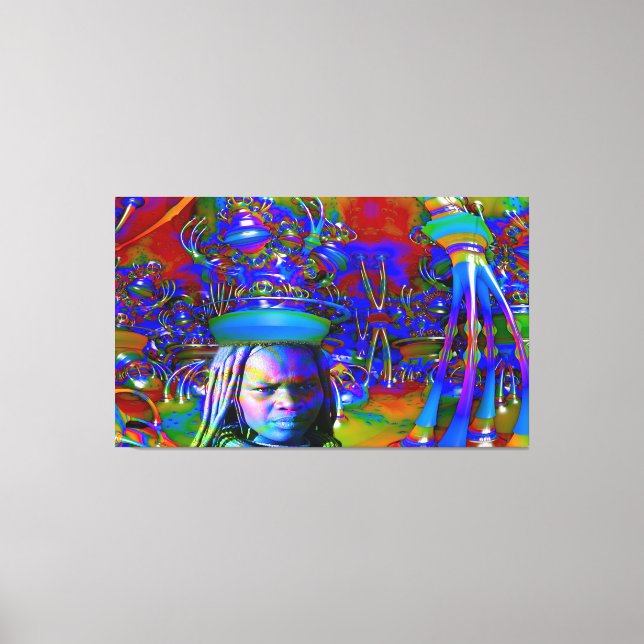 Impressão Em Tela Magic Hat (Frente)