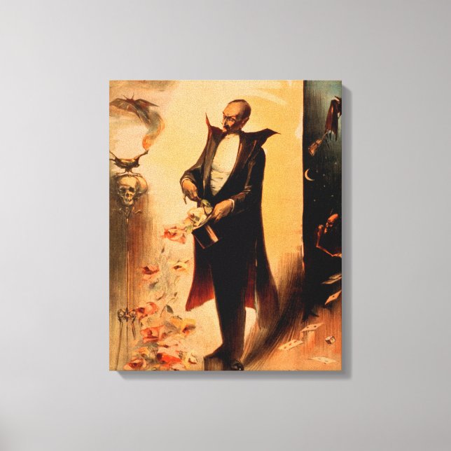 Impressão Em Tela Magicioso tirando Rosas do Hat Poster (Frente)