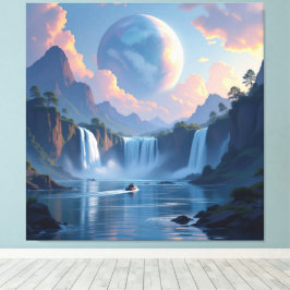 Impressão Em Tela Magie des Wasserfalls