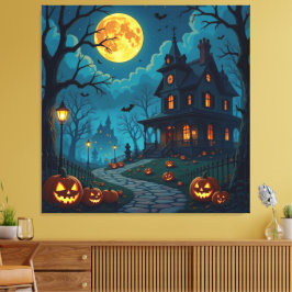 Impressão Em Tela Magische Halloween-Nacht