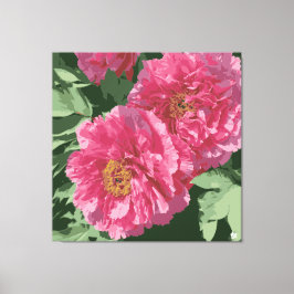 Impressão Em Tela Magnífico e cor-de-rosa na canvas.