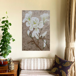 Impressão Em Tela Magnolia Blossom