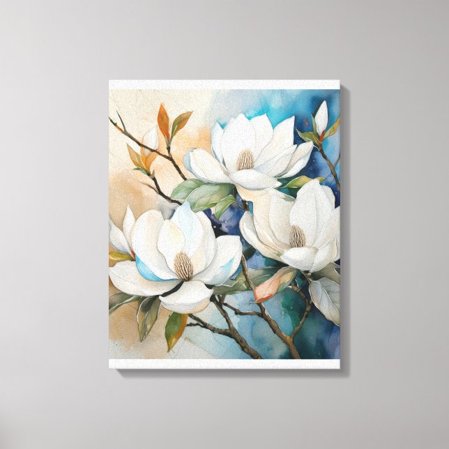 Impressão Em Tela Magnolias (Frente)