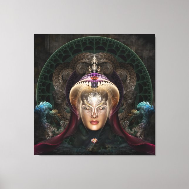 Impressão Em Tela Maikia - A Tela do Mystic Guardian (Frente)