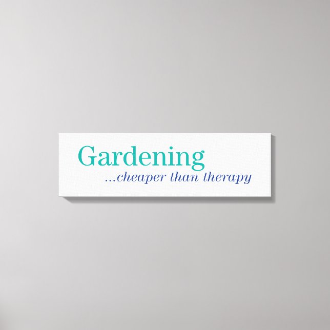 Impressão Em Tela Mais barato que a terapia (Frente)