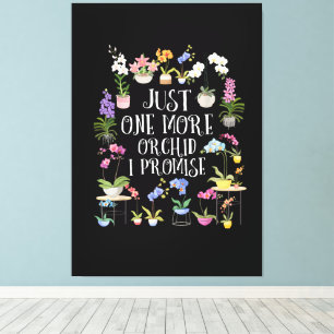 Impressão Em Tela Mais Uma Orquídea Eu Prometo