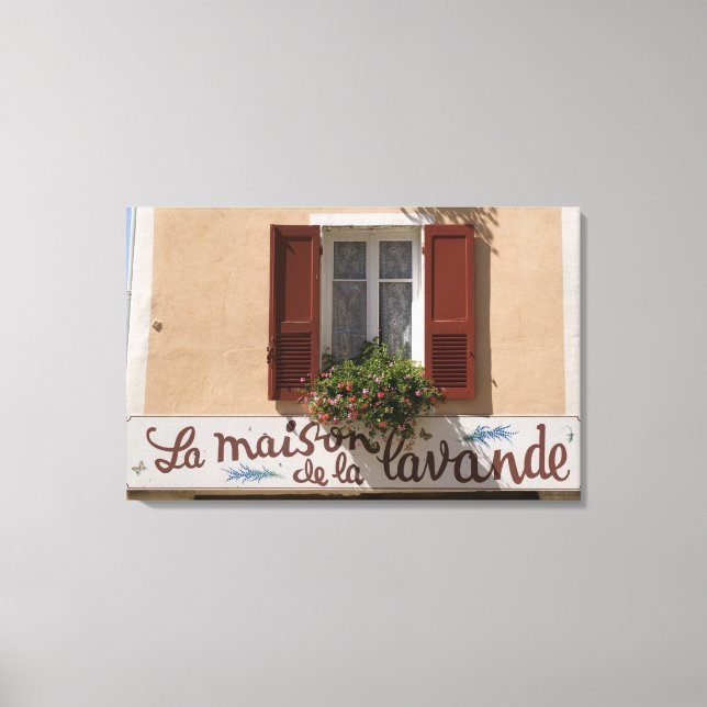 Impressão Em Tela Maison de la Lavande, Place du Couwert, (Frente)