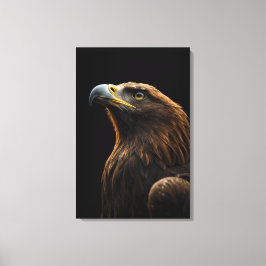 Impressão Em Tela Majestic Eagle Portrait, Strength Royal Confidence