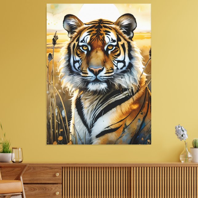 Impressão Em Tela Majexpressa Tiger (Insitu(Sala de estar))