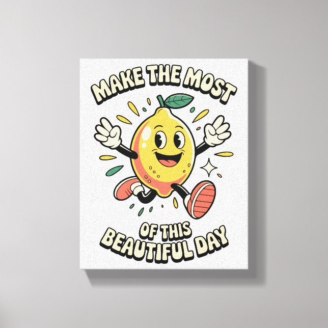 Impressão Em Tela Make the Most – Lemon Poster Art (Frente)
