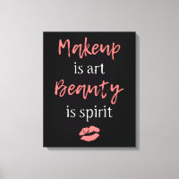 Makeup é arte A beleza é espírito