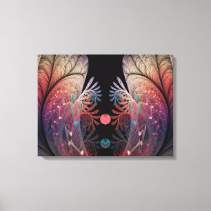 Impressão Em Tela Malabarismo Abstrato Fantasia Moderna Arte Fractal