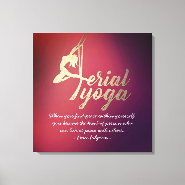 Impressão Em Tela Malhação de Pilatos de Instrução de Meditação de I (Frente)