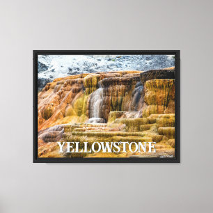 Impressão Em Tela Mammoth Hot Springs de Yellowstone