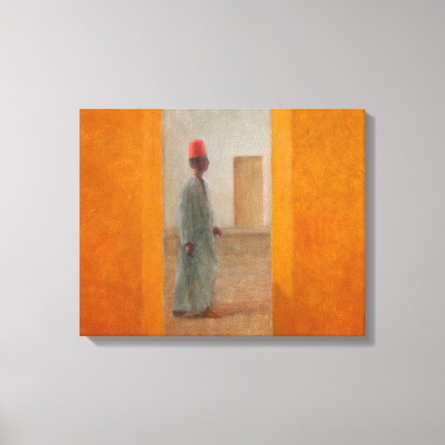 Impressão Em Tela Man Tangier Street 2012 (Frente)