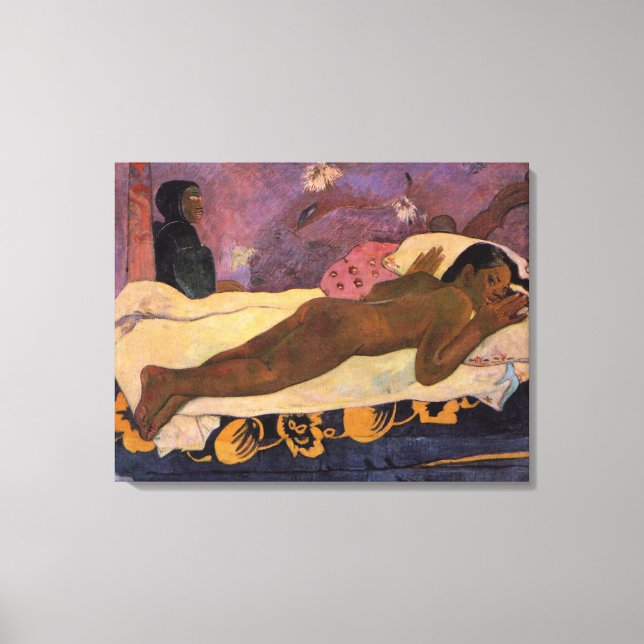 Impressão Em Tela Manao Tupapau - Paul Gauguin (Frente)