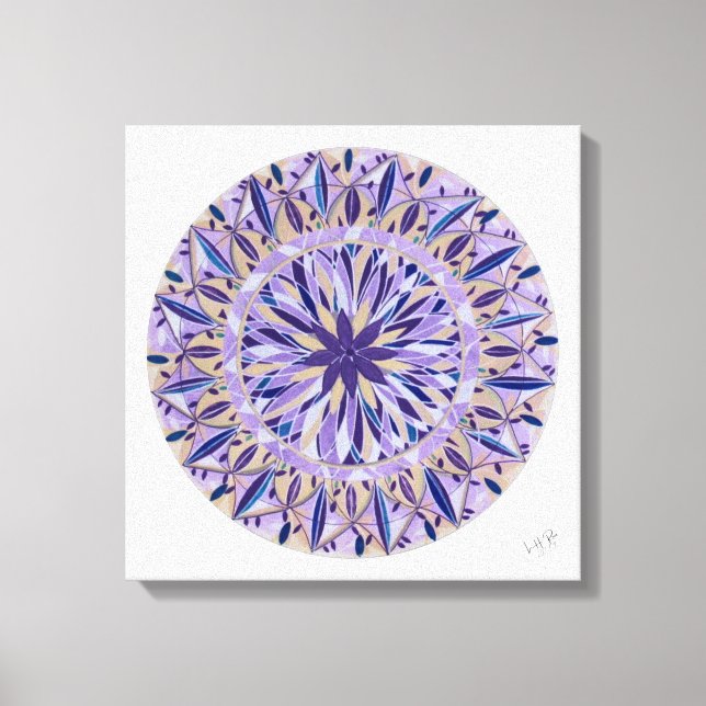 Impressão Em Tela Mandala Celestia (Frente)