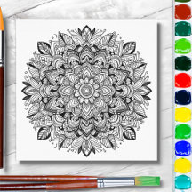 Mandala Chronicles ser.1 #01C Colorable/Paint sobr