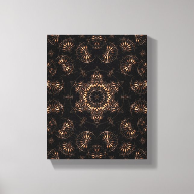 Impressão Em Tela Mandala da Idade do Bronze (Frente)