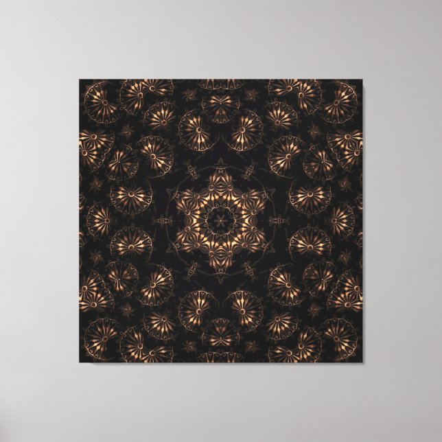 Impressão Em Tela Mandala da Idade do Bronze (Frente)