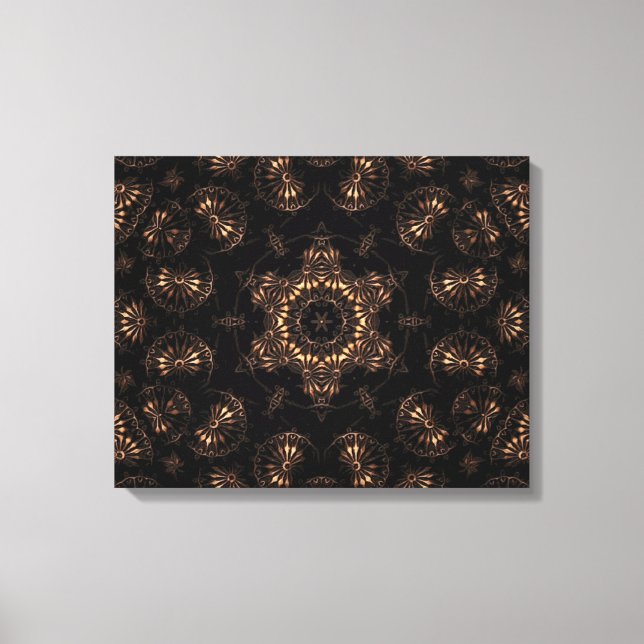 Impressão Em Tela Mandala da Idade do Bronze (Frente)