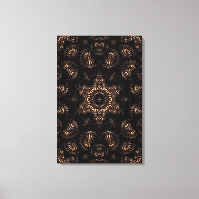 Impressão Em Tela Mandala da Idade do Bronze (Frente)