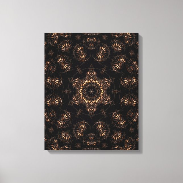 Impressão Em Tela Mandala da Idade do Bronze (Frente)