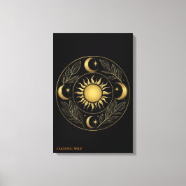 Impressão Em Tela Mandala de Solis Sagrado Tela de Arte Fina