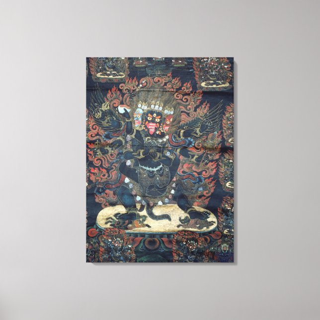 Impressão Em Tela Mandala (pergaminho pintado) (Frente)