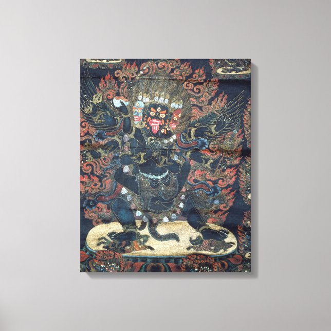 Impressão Em Tela Mandala (pergaminho pintado) (Frente)