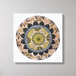 Impressão Em Tela Mandala Regalis