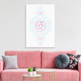 Impressão Em Tela Mandalas Decorativas Personalizadas de Coelhinho K