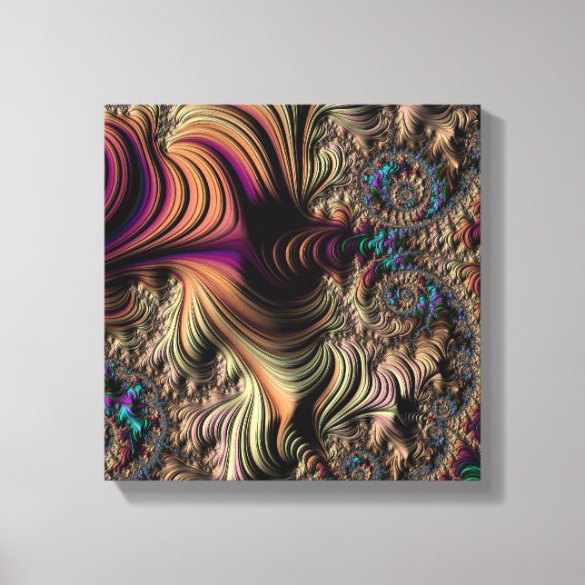 Impressão Em Tela Mandelbrot fractal (Frente)