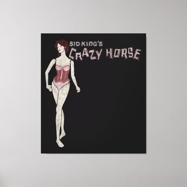 Impressão Em Tela manequim de cavalo louco de sid king (Frente)