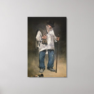 Impressão Em Tela Manet   o Ragman, 1869