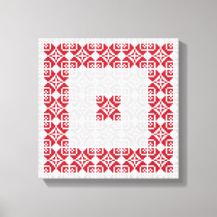 Impressão Em Tela Manhã da Letónia - Padrão geométrico I do SUN