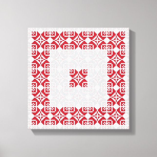 Impressão Em Tela Manhã da Letónia - Padrão geométrico I do SUN (Frente)