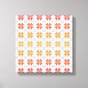 Impressão Em Tela Manhã da Letónia - Padrão geométrico IV do SUN