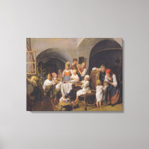 Manhã de Natal (por Ferdinand Georg Waldmüller)